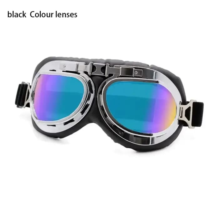Lunettes de protection de moteur Vintage, lunettes de pilote pour moto Cruiser café Scooter