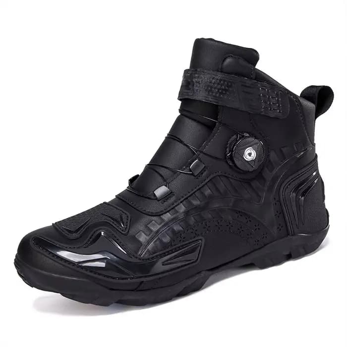 Bottes de moto pour hommes, chaussures d'équitation, Anti-chute, bottes de course tout-terrain pour 