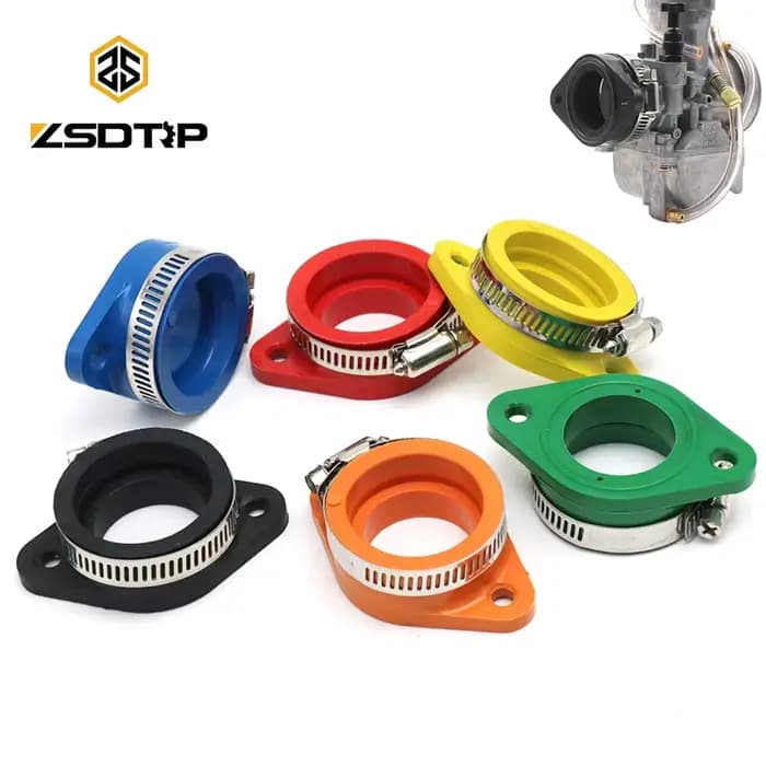 ZSDTRP adaptateur de carburateur de moto tuyau d'admission en caoutchouc adapté pour KEIHIN MIKUNI K