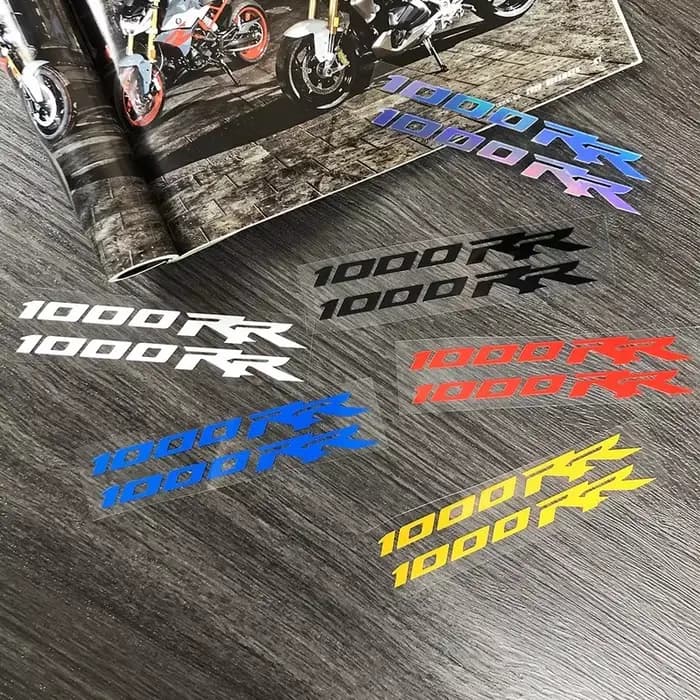 Autocollants réfléchissants pour casque de moto, autocollants pour réservoir, roues, jantes, 1000RR,