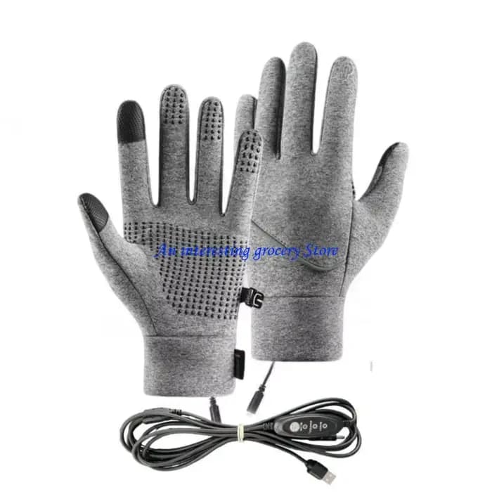 Gants chauffants 652D pour hommes femmes, chauffe-mains à doigts complets d'hiver, gants chauffants 