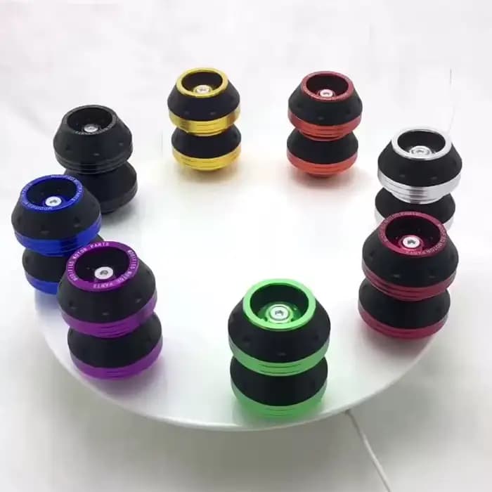 Gobelets de Protection universels pour roues de Moto, 4 pièces, gobelets colorés, gobelets d'amortis