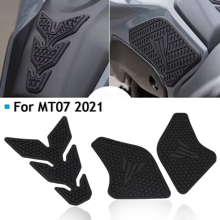 Coussinet de réservoir de carburant latéral anti-rayures pour moto Yamaha MT07 MT-07 MT 07, genouill