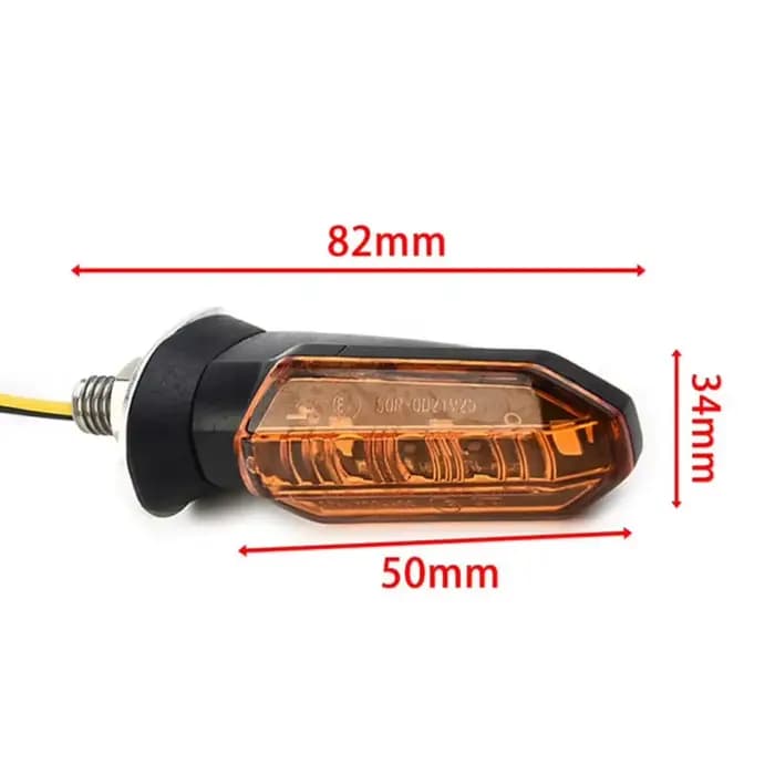 BLALION-Clignotant LED pour moto, feu arrière étanche pour scooter RL UTV, lumière de sauna, clignot