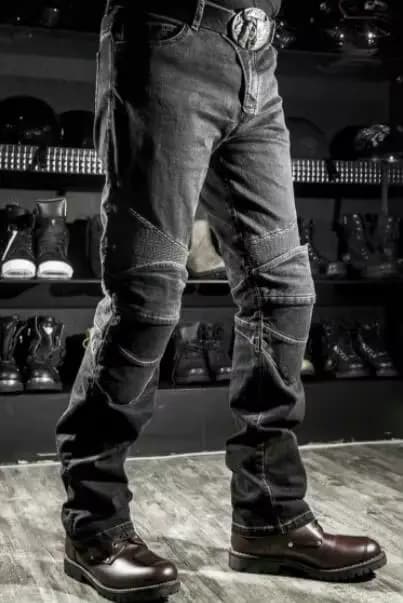 Komine-Jeans de moto pour hommes, jeans de moto pour hommes, équipement de protection, protège-genou