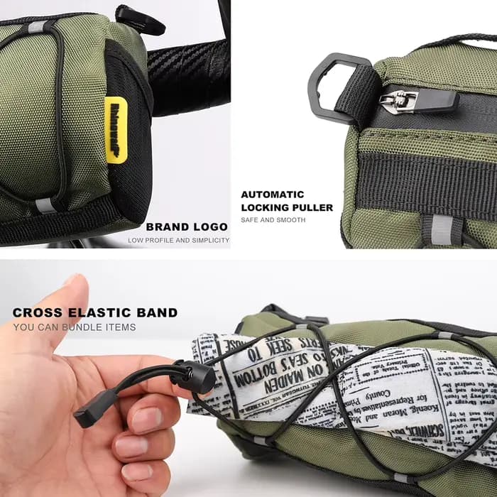 Rhinowalk sac de moto sac de vélo sacs de selle de moto multifonctionnels sac à outils latéral de mo