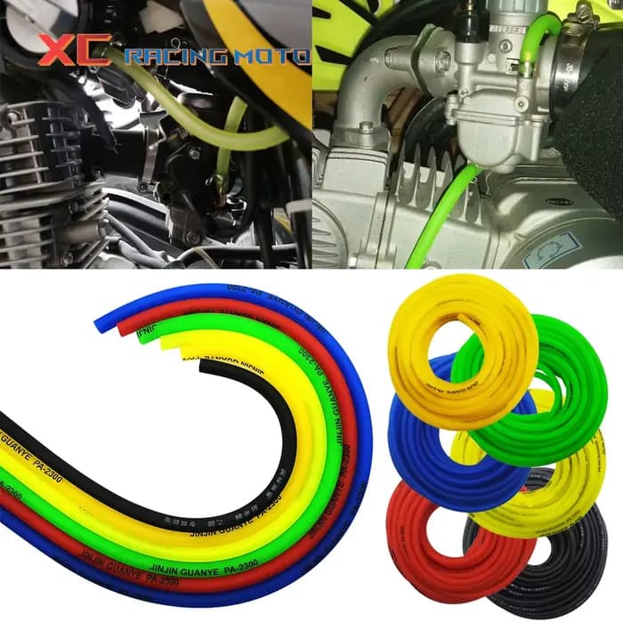 Tuyau d'essence universel pour moto, 1 mètre, 3M, 5M, couleur, tuyau d'huile, résistant aux hautes t
