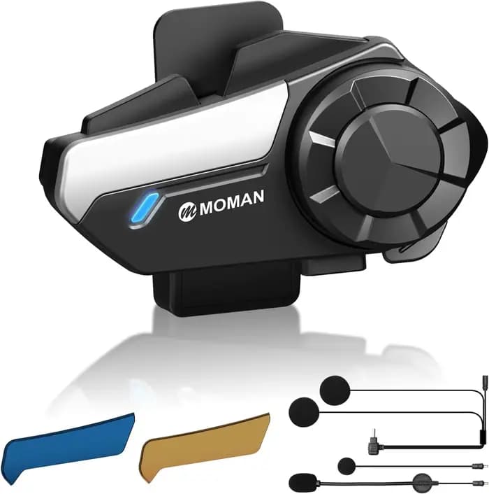 Moman – interphone de moto H2S, haut-parleur pour casque de moto, casque de Communication bidirectio