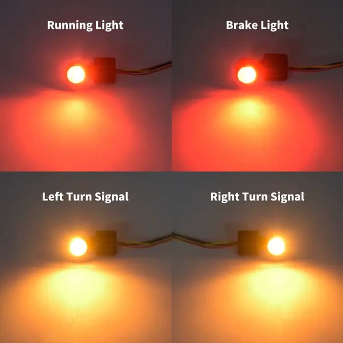 Mini clignotant LED universel pour motos, feu avant et arrière pour Harley Sportster 883 1200 Tourin