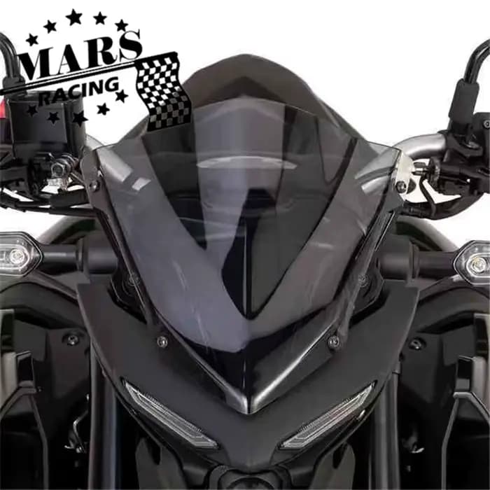 Kit de déflecteur de pare-brise en aluminium pour moto, compatible avec YAMAHA MT-03 MT03 2020 2021 
