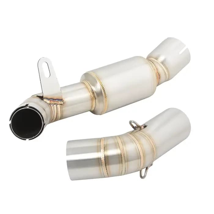 Pour Benelli Leoncino 800 système d'échappement de Moto silencieux Moto Tube moyen lien tuyau sans l
