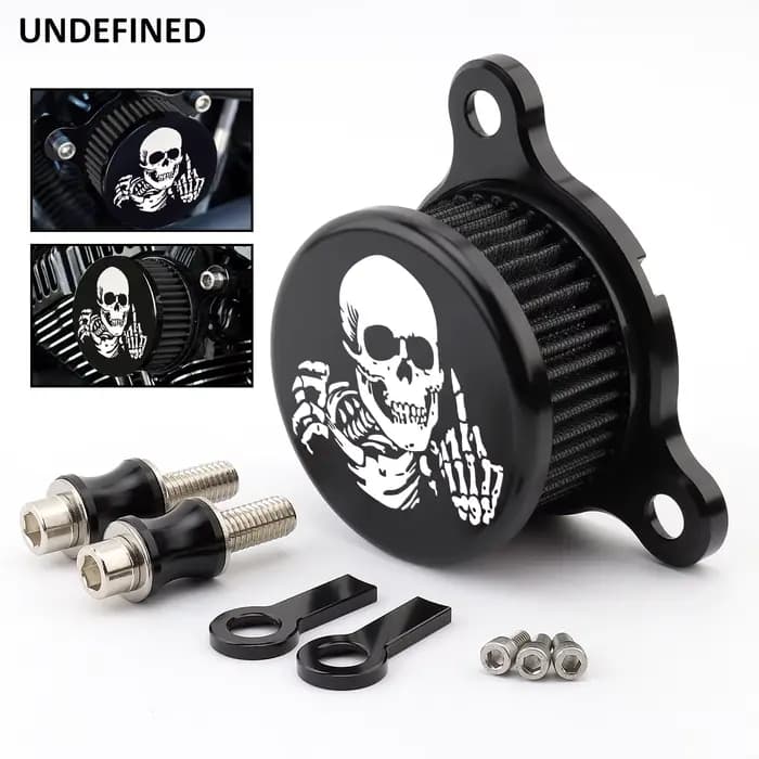 Système d'admission de filtre à Air de crâne de moto pour Harley Sportster XL883 XL1200 Iron 883 qua