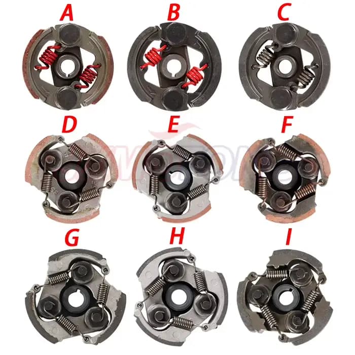 2 temps 47cc 49cc aluminium ou fer Minimoto embrayage centrifuge alliage Mini Moto Dirt Bike Atv Qua
