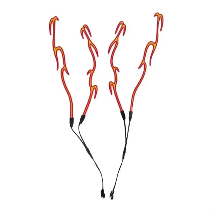 4 en 1 casque LED lumière froide Mod Kit vélo casque barre lumineuse Signal autocollant nuit conduit