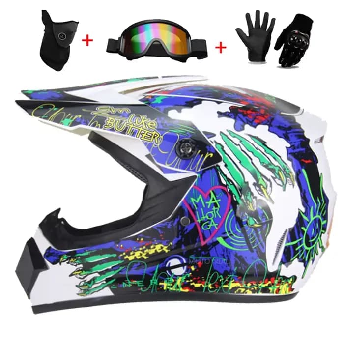 Spider enfants Casque de moto Motocross Capacetes ATV descente Scooter Casco rose fille Casque tout-