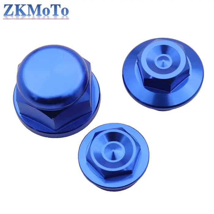 Écrou de blocage d'essieu de verrouillage de roue avant et arrière en aluminium CNC, pour KTM EXC 30