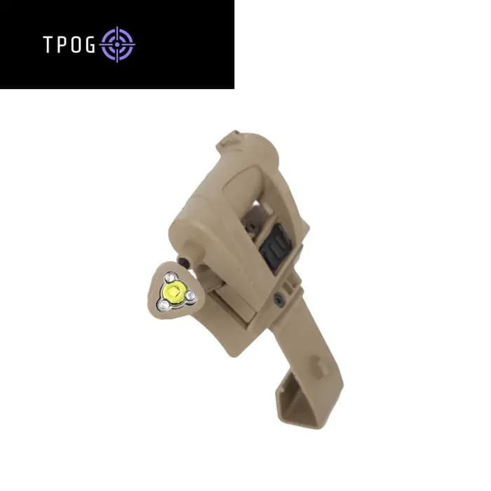 Lampe de casque tactique, 3 modes, lampe de poche LED, éclairage nocturne extérieur pour la chasse a