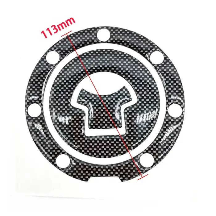 Autocollant universel de moto en Fiber de carbone, bouchon de réservoir de gaz de carburant et d'hui