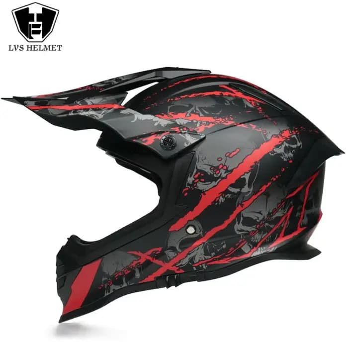 Casque de moto rcycle, atv, cross, cross, hors route, course