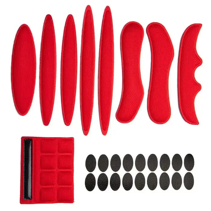 Kit de rembourrage de casque 27 pièces, ensemble de coussinets en mousse universels de remplacement 