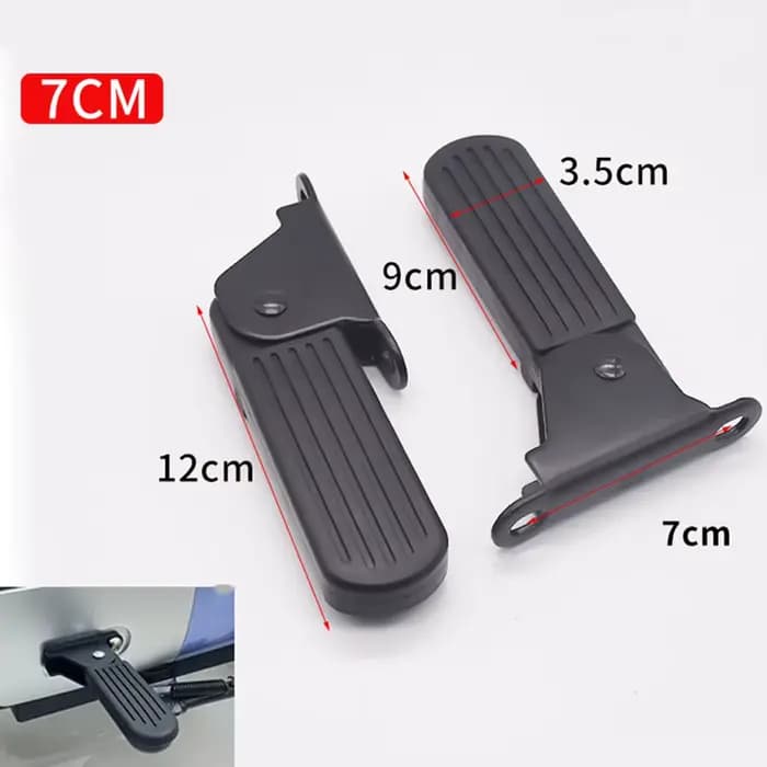 1 paire 5/7cm cyclomoteur électrique pédale avant Scooter avant pliable pédale jambe Support Pad vél