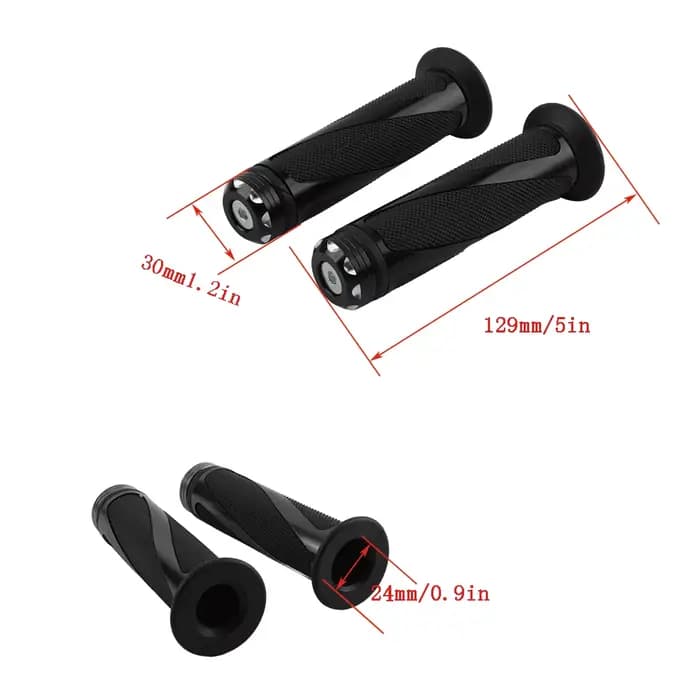 7/8 "22mm poignée de moto poignée universelle guidon CNC pour Kawasaki Honda Yamaha Suzuki Benelli D