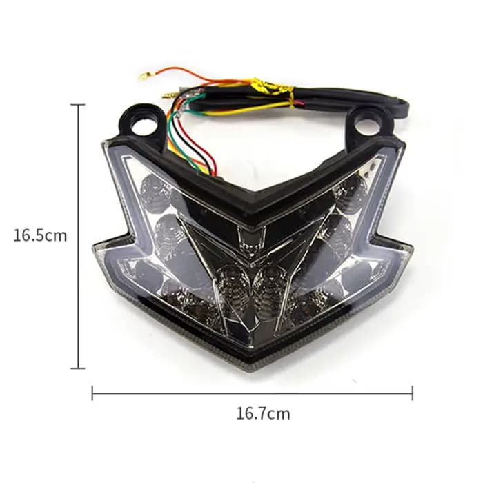 Feu arrière de frein de moto pour Kawasaki Z800 Z125 ZX636 ZX-6R NINJA Z125 PRO, clignotant, feux ar