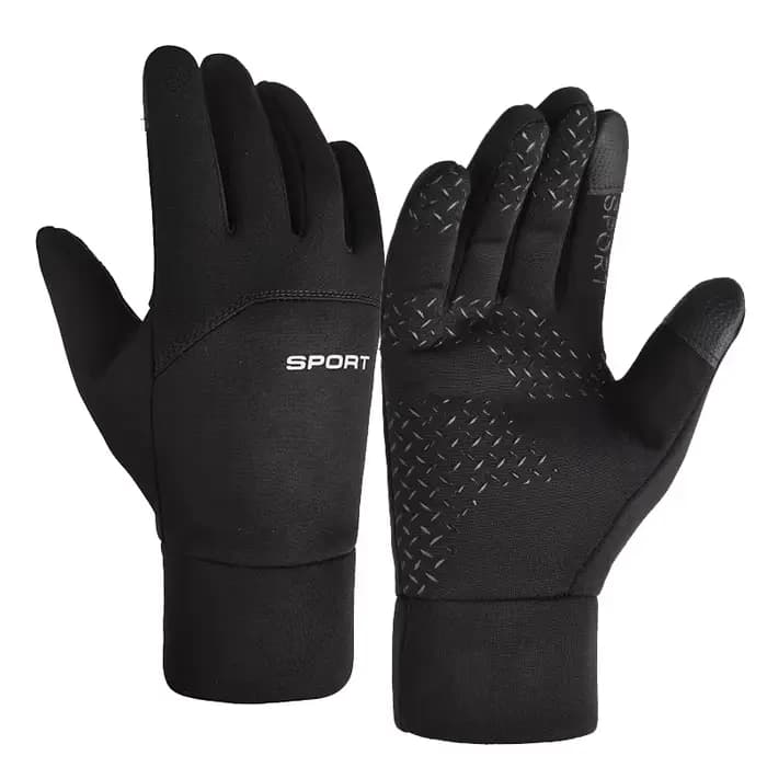 Gants de football imperméables thermiques à adhérence renforcée pour le cyclisme en extérieur, le vé