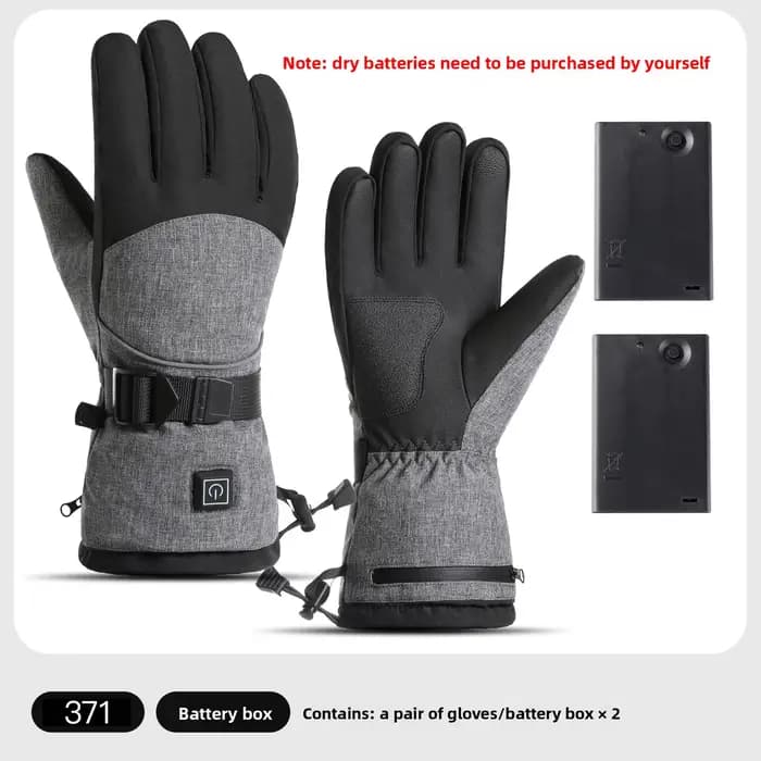 Gants chauffants électriques écran tactile étanche 3 réglages de chaleur chauffage pour moto en plei