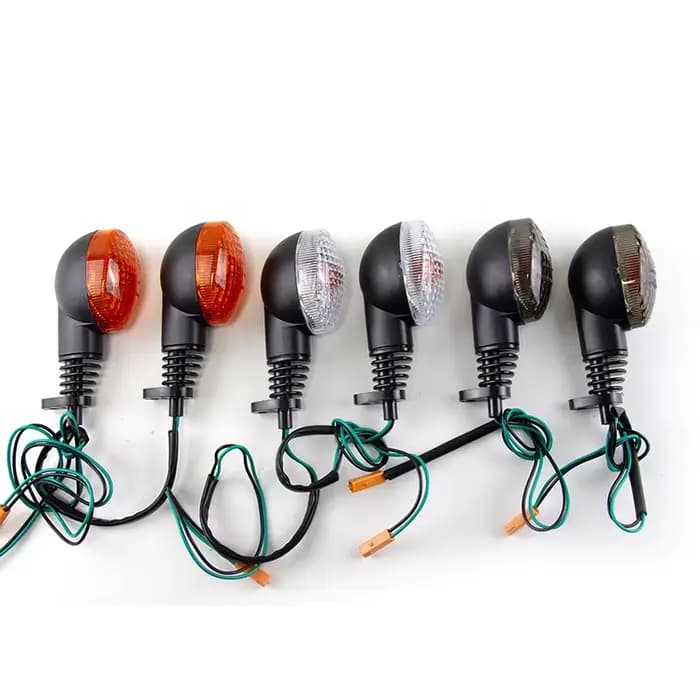 Clignotants de moto ambre pour Kawasaki Ninja 250R 250 2008-2012 KLX250S KLX250SF VN650 EX250, acces