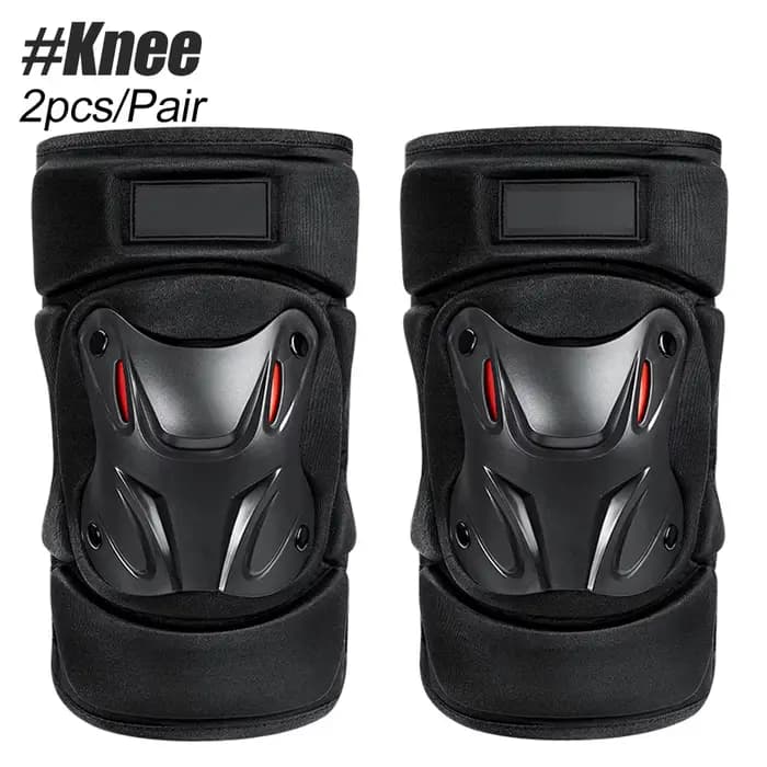 1 paire de genouillères de moto, genouillères de protection pour moto, tout-terrain, coudières de mo