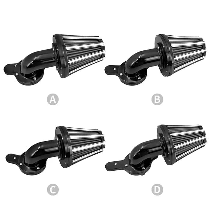 Nettoyeur d'admission de filtre à air noir pour moto, Harley, Touring, ocia, btSportster, XL1200, 88