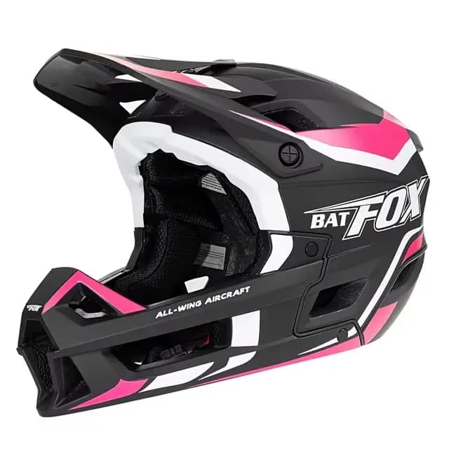 BATFOX casque intégral vtt vélo de montagne moto intégré course tout-terrain multicolore bloc de têt