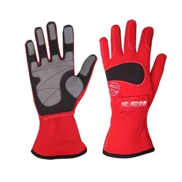 Gants de karting longs à doigts entiers, résistants à l'usure, antidérapants, pour enfants et adulte