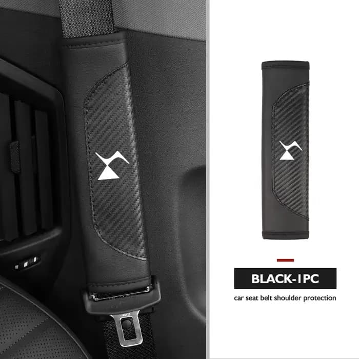 Sangle de ceinture de sécurité en cuir pour voiture, accessoires pour DS DS3 DS5 DS6 ‌   DS7 ‌ DS9 ‌