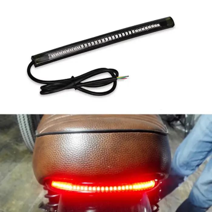 Bande de barre lumineuse Flexible pour moto, 48 LED, frein arrière pour Indian Scout Bobber Mt 09 Ke