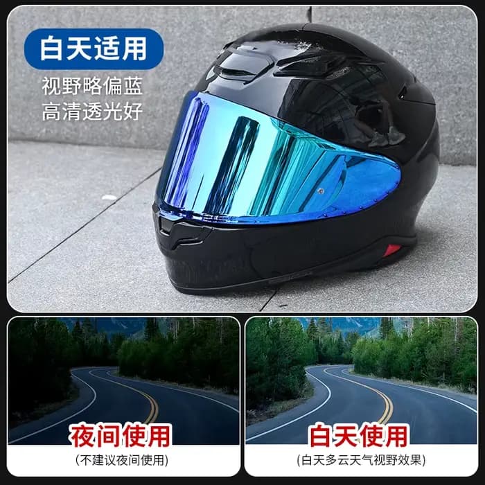 Pour SHOEI RF1400 NXR2 CWR-F2 CWR-F2R Z8 X15 x-fifteen X-SPR Pro casque visière lentille bouclier cr