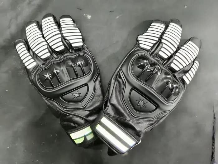 CEEL GPPXP écran tactile moto longs gants en cuir véritable homme