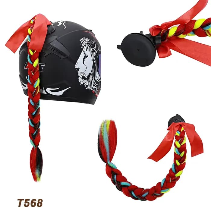 Benehair – tresses de casque synthétiques, rampe dégradée, tresses de casque, queue de cheval avec v