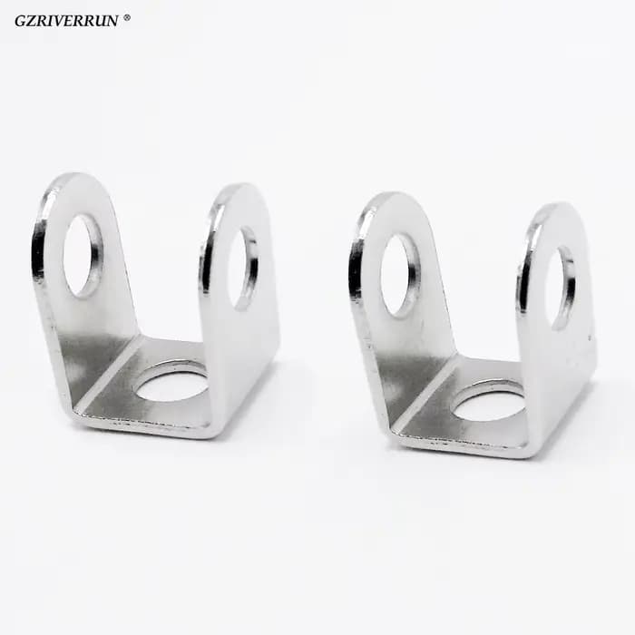 Support de fixation pour phare et projecteur en acier inoxydable pour moto Cafe Racer Custom Moto, b