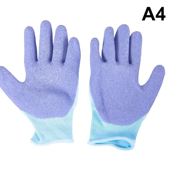 【GE】Gants de protection pour enfants, durables, imperméables, antidérapants, pour le jardin, le trav