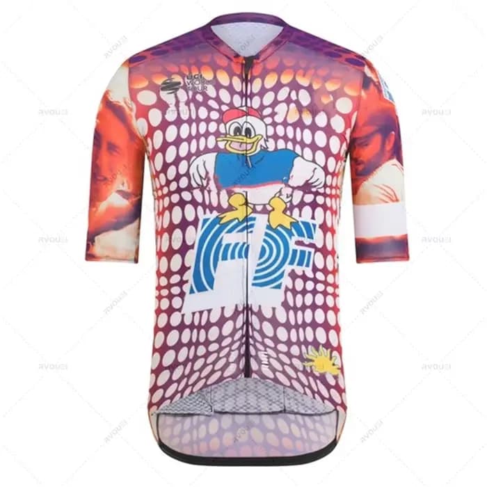 Vêtements de cyclisme pour hommes, ensemble maillot de vélo à manches courtes, vêtements de VTT, com