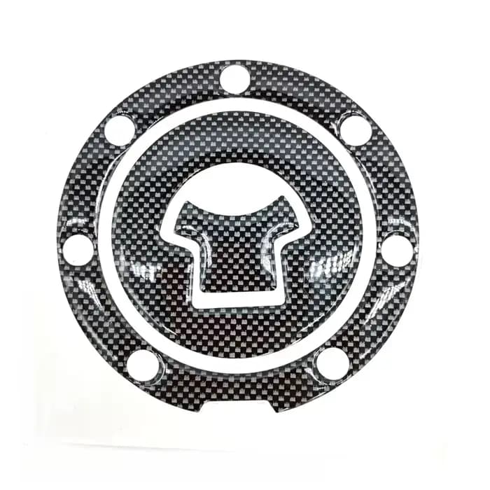 Autocollant universel de moto en Fiber de carbone, bouchon de réservoir de gaz de carburant et d'hui