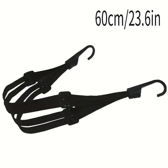 1 pièce - Sacoche élastique pour moto avec crochet de sécurité - Polyvalente pour le transport de ca