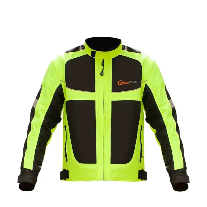 Veste de moto style d'été respirant Hurbike équitation armure de protection manteau nuit coulée iode