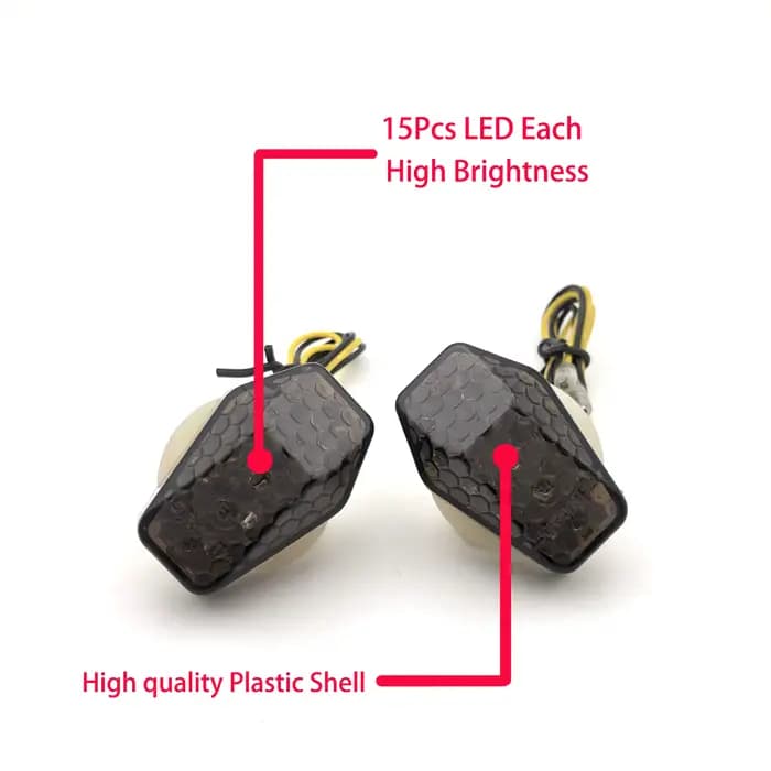 REALZION moto LED encastré clignotant indicateurs clignotant clignotant pour Suzuki GSXR 600 750 100