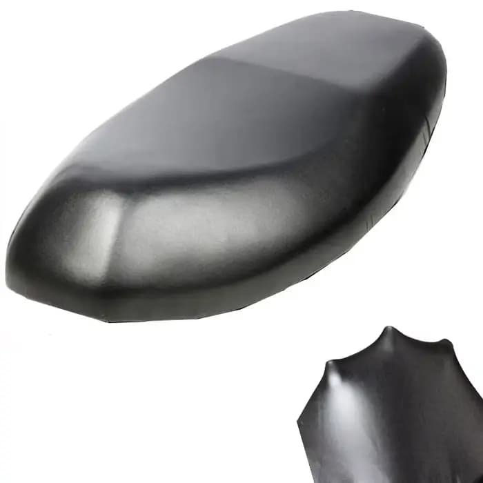 Housse de siège de moto élastique en cuir PU, coussin de protection de siège de moto, housse de sièg