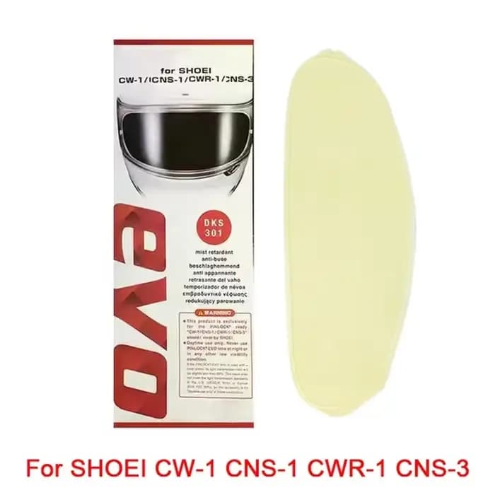 Visière de casque de moto, Film Anti-buée, Film d'objectif pour SHOEI X14 CW-1 CWR-1 CNS-1 CNS-3 CWR