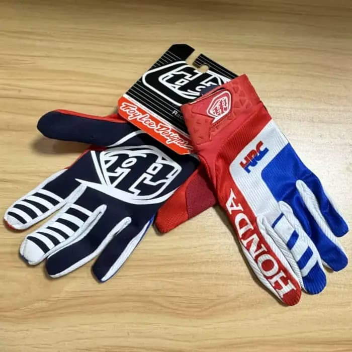 Honda gants de moto tout-terrain sports de plein air moto et vélo gants à doigts complets résistant 