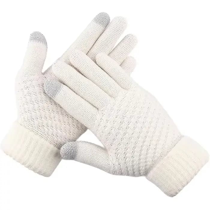 Gants doublés d'hiver pour hommes et femmes – Compatible avec écran tactile élastique épais, gants r